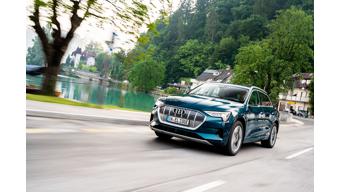 Audi e-tron emerges strong as the global market leader in its segment 