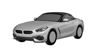 Patent images for 2019 BMW Z4 surface online