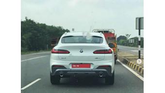 2019 BMW X4 spotted on test in India