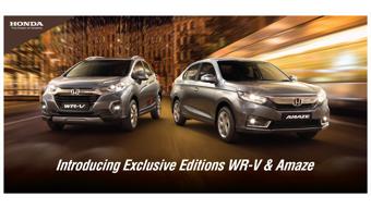 Exclusive Edition of Honda Amaze and WR-V launched