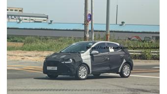 New-generation Hyundai Grand i10 spied testing