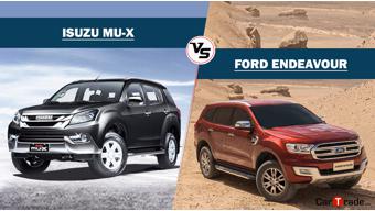 Spec comparison: Isuzu MU-X vs Ford Endeavour