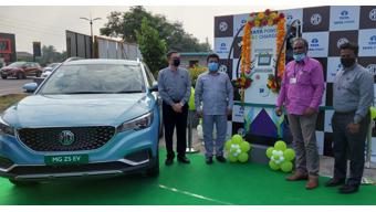MG Motor-Tata Power inaugurate first ever superfast EV charging station at Coimbatore