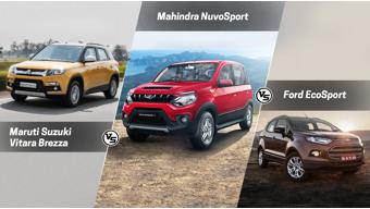 Spec comparo: Mahindra NuvoSport Vs Maruti Suzuki Vitara Brezza Vs Ford EcoSport