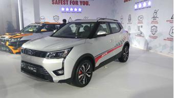 Mahindra XUV300 Sportz variant spied during public road test