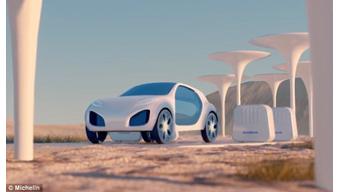 Michelin showcases Vision biodegradable concept tyre 