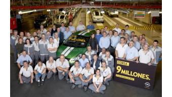 9 millionth unit of Opel Corsa rolled-out from Zaragoza plant