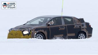 2019 Toyota Corolla snapped during cold weather testing 