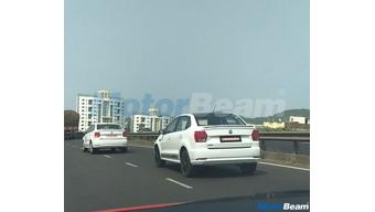 Volkswagen spotted testing the Ameo Sport