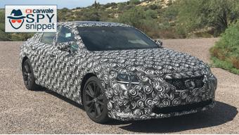 Lexus spotted testing the new-gen ES sedan