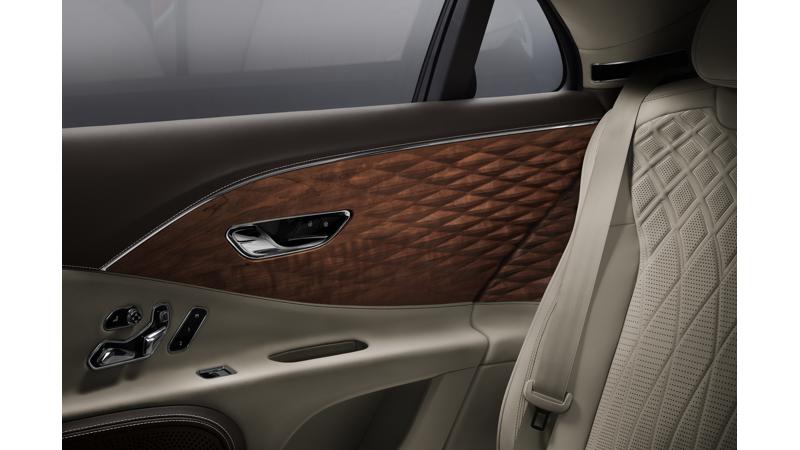 All-new Bentley Flying Spur features world's first three-dimensional wooden panels on rear door