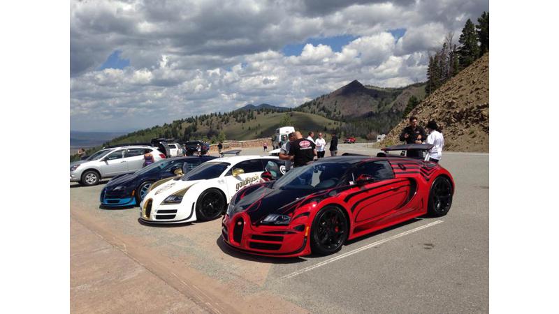 Bugatti Veyron hits 235.7 mph in the Sun Valley Road Rally 2015