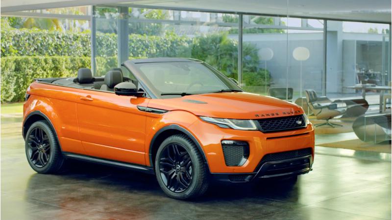 Range Rover Evoque convertible India debut on 27 March