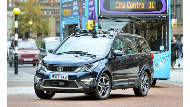 Tata Motors participates in UK Autodrive with the autonomous Hexa