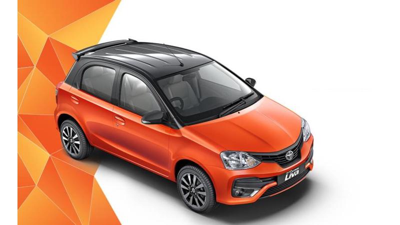 Toyota Etios Liva dual-tone gets an Inferno Orange Colour