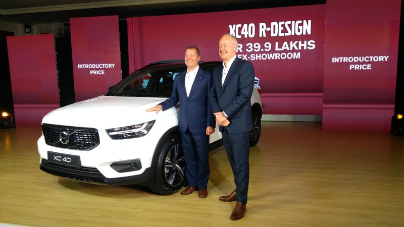 Volvo launches the XC40 in India at Rs 39.9 lakhs