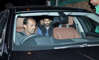 Aditya roy kapoor in his car