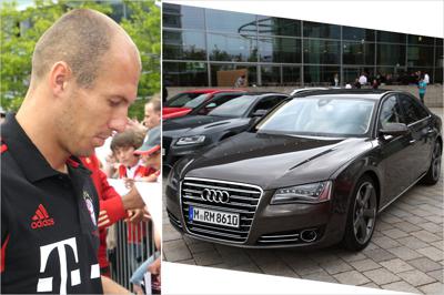 Arjen Robbens car