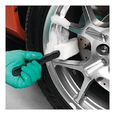 Car wheel scrubber brush