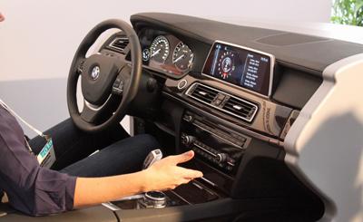 Gesture controls on car dashboards