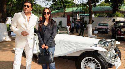 Jackie shroff with his car