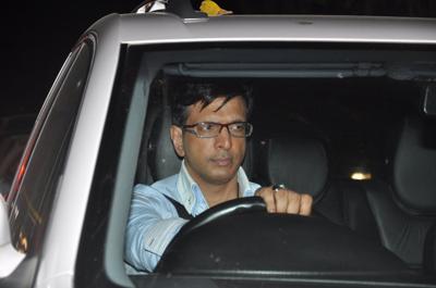 Javed Jaffery in his car