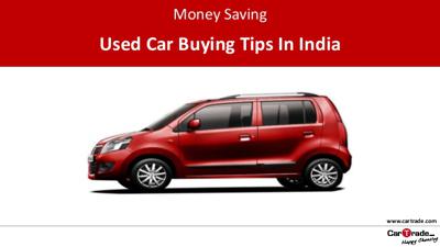 Money saving tips on buying a used car