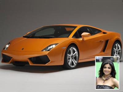 Shilpa shetty and her car