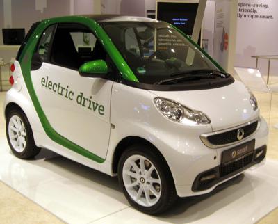 Smart fortwo electric car