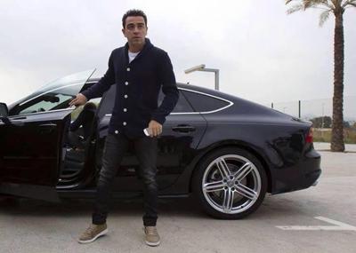 Xavi with his car