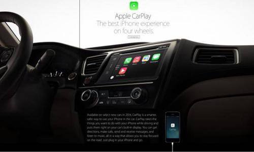 Apple's CarPlay that integrates iPhone with car