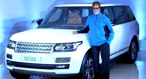 Amitabh bachchans 17th car - new range rover