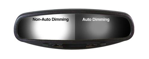 Dimming car mirror