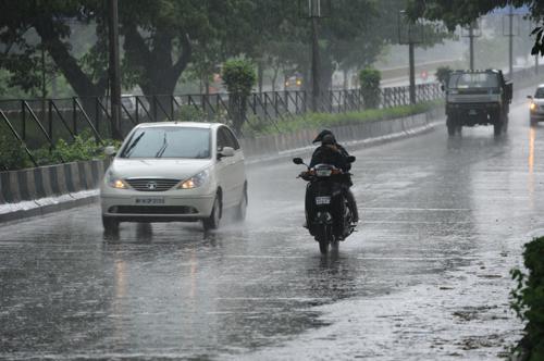 Driving during monsoon