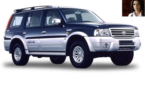 Koena mitra and ford endeavour