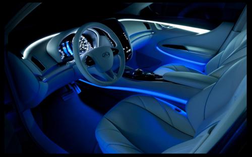 LED ambient lighting systems in cars