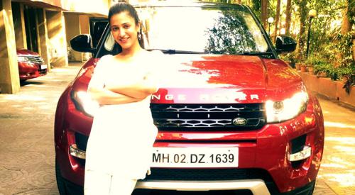 Shruti Hassans Range Rover Evoque