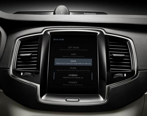 Volvos sensus infotainment system