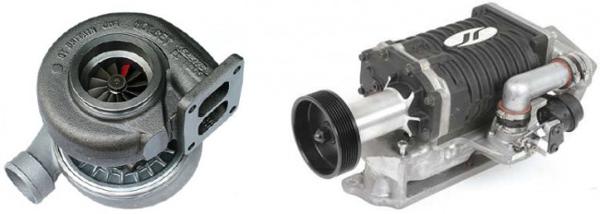 Difference between turbocharger and supercharger