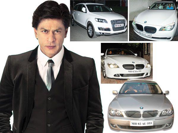 Shahrukh Khan and his fleet of luxury cars