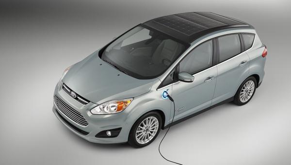 Solar hybrid concept car by Ford
